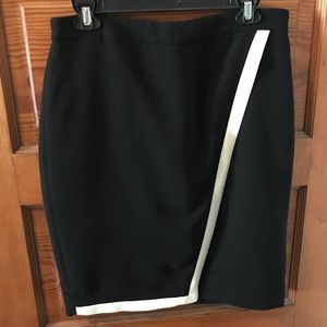 J Crew Factory Black Wrap Skirt (NWT)
